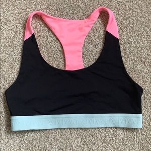 Black, Teal, & Pink Super Cute Ivivva Sports Bra